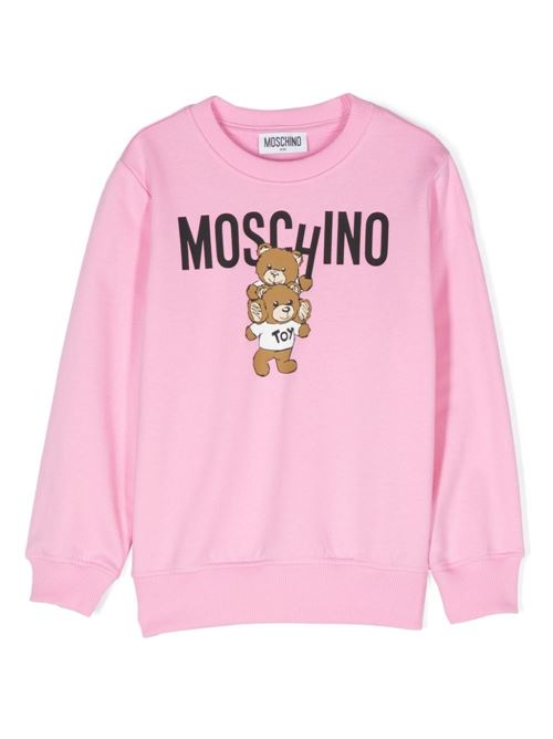 Felpa bambina con orsetti MOSCHINO KID-TEEN | H6F05RLCA4350243